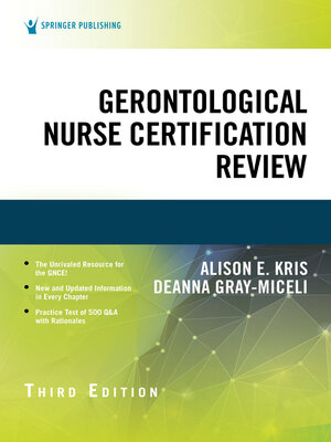cover image of Gerontological Nurse Certification Review